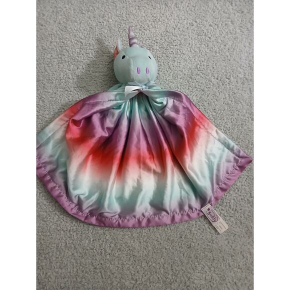 Scentsy Unicorn Lovey “Zoe” Pastel Plush Security Buddy Blanket - Picture 2 of 5